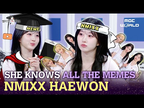 [ENG/JPN] NMIXX leader Haewon knows all the memes #NMIXX #HAEWON