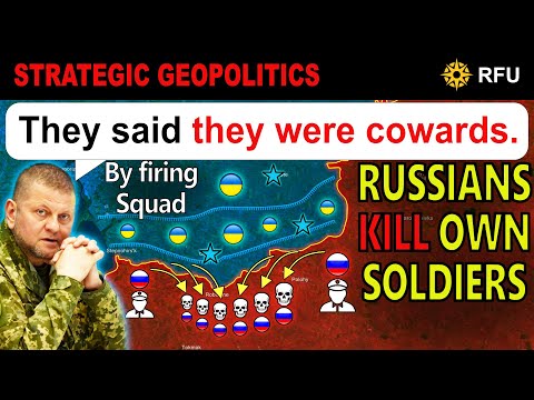 Footage: Russians execute their soldiers in the field for “cowardice”