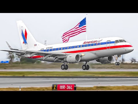 60 MINS of Plane Watching at Dallas Fort Worth Airport 🇺🇸