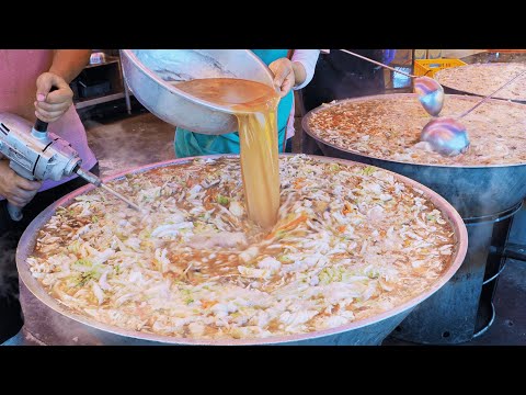 1500 servings at a time！Traditional Seafood Thick Soup Making / 一次做1500人份！辦桌手路菜 - 羅漢門魚翅羹/內門總舖師阿隆師
