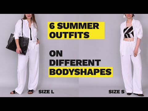 Same Outfits on Different Body Shapes | size Large vs. size Small