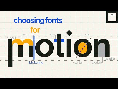 Choosing Fonts for Motion Brand Design | Lesson 1