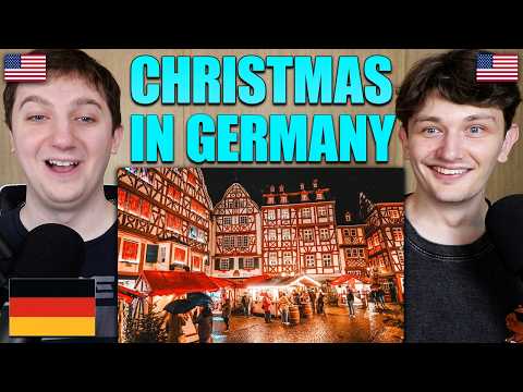 Americans React to Germany vs USA - Christmas Traditions!