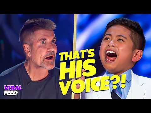 10-Year-Old SHOCKS Judges Singing Celine Dion & Whitney Houston on AGT!
