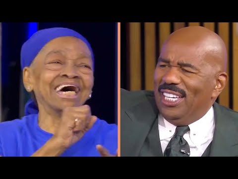82-Year-Old Powerlifter FIGHTS Off Intruder! 👵🏽👊🏽II STEVE HARVEY