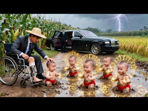 殘疾總裁下鄉視察，意外撿回沒人要的五胞胎！沒想到他們竟是神醫、神力、通靈、讀心術、商業鬼才，不僅治好總裁的腿，還帶飛家族生意暴漲千億！#短劇 #萌寶 #movie