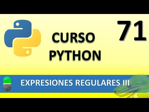 Python Course. Regular Expressions III. Video 71
