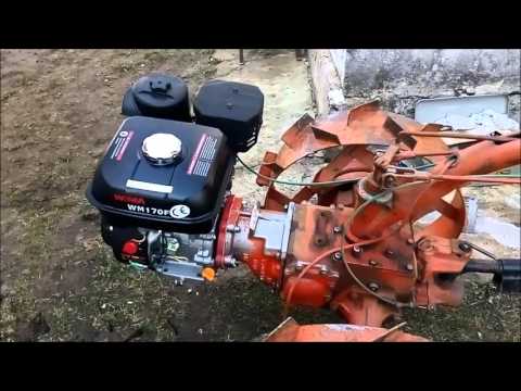 МОТОБЛОК МТЗ 05  Замена двигателя, УД 15 на WEIMA 170F