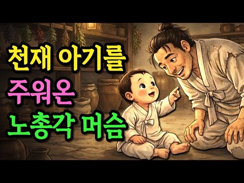 산 속에 버려진 아기를 주워 키운 머슴, 그 아이의 정체는?| 야담 옛날이야기 오디오북 수면동화 전설 민담