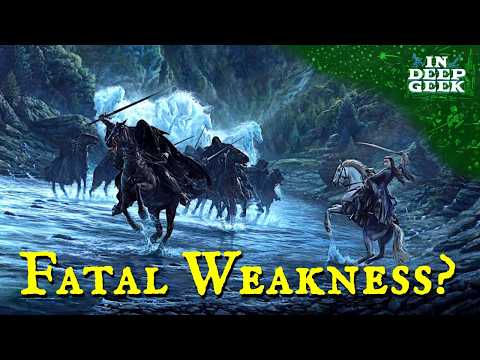 Why are the Nazgul Afraid of Water?