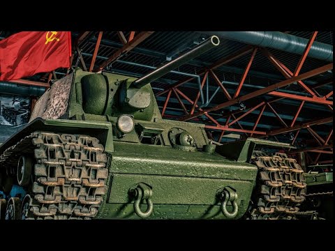 KV-1 TANK / ANNOUNCEMENT OF A FILM ABOUT THE LENINGRAD DEFENSE MUSEUM
