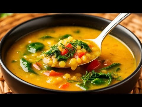 This simple Persian lentil and spinach soup went viral for a reason! Incredibly delicious!