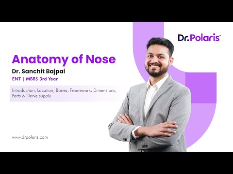 ENT - Anatomy of Nose | Introduction, Location, Bones, Framework, Dimensions, etc. | MBBS 3rd Year