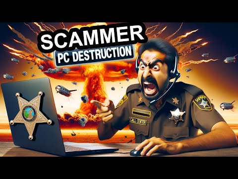 Over Smart Sheriff Scammer Meets His Match (Malware)