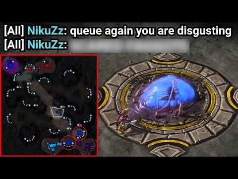 Protoss Gets Salty Against My Overpowered 2v2 Strategy