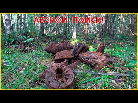 СОБИРАЕМ ПО ЛЕСУ ТРАКТОРНЫЕ ЗАПЧАСТИ!!! ХОРОШИЙ МЕТАЛЛОЛОМ В СТАРЫХ ДЕЛЯНКАХ!