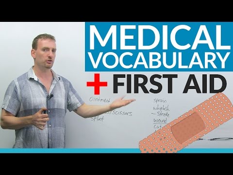 Learn First Aid Vocabulary in English β It could save your life!
