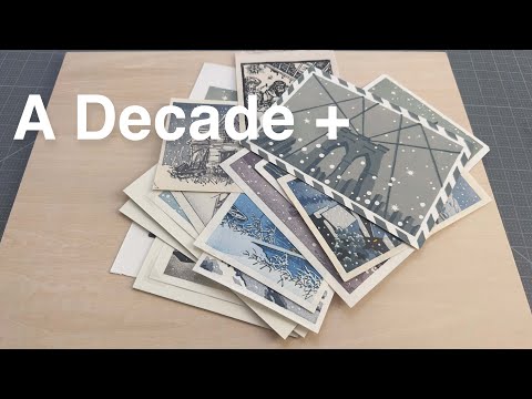 Decade of Holiday Cards: A Printmaker's Journey