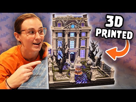 I Built this AMAZING 3D Printed Haunted Mansion