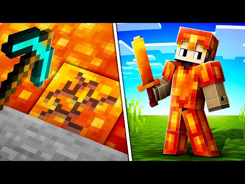Minecraft, but I can craft custom lava items!