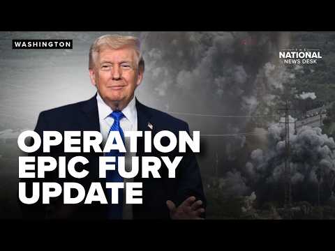 President Trump gives an update on Operation Epic Fury
