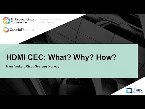 HDMI CEC: What? Why? How?