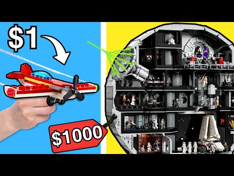 $1 vs $1000 Lego Set