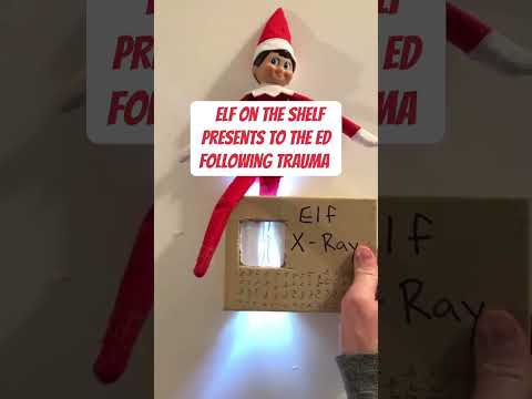 Elf in the Shelf breaks his leg