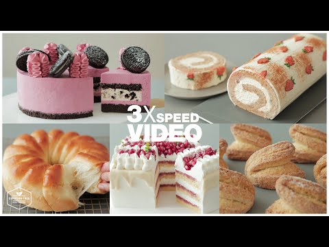 #56 영상 3배속으로 몰아보기 : 3x Speed Video | 4K | Cooking tree