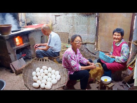 30 Days to Make Century Eggs | Crazy Smelly but Delicious Eggs | Traditional Rural Life