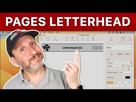 Techniques for Creating Letterhead Templates in Mac Pages