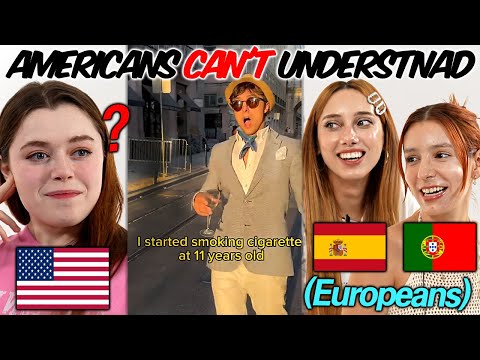 20 Minutes of Confused American In Europe.. l Why They Eat Too Late?
