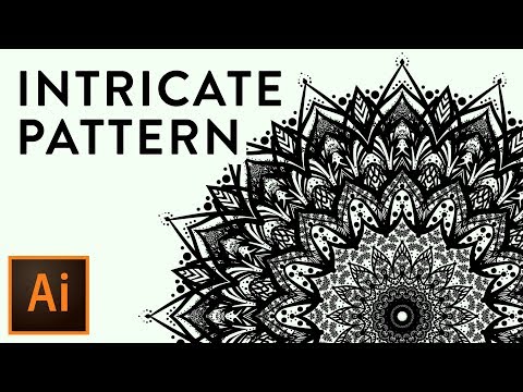 FANCY Intricate Lace Pattern Illustrator CC Tutorial (MUST SEE!)
