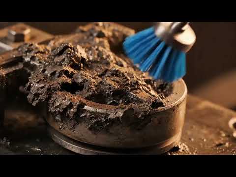 Restoring a Heavily Corroded Metal Component | Extreme Rust Removal and Restoration