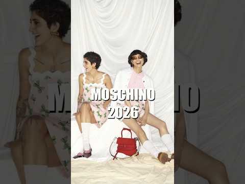 🔥MOSCHINO коллекция Pre-Fall 2026, модный лукбук #fashion #мода2026 #moschino #Pre-Fall #fashion2026