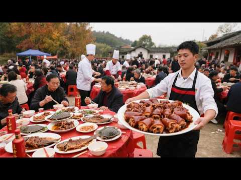 随200来徐州农村搂结婚大席还有特色磕头礼，酒席现场温馨又接地气【我是忐忑妞】