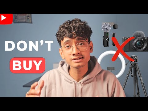 New Youtubers, Avoid Wasting Money on these 5 things
