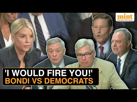 The Most HEATED Moments Of Pam Bondi's Senate Hearing In 15 Minutes | Epstein, Homan, ICE Raids