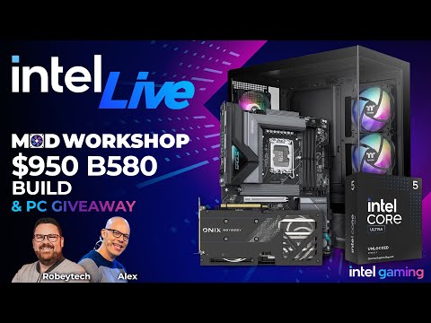 PC Giveaway + Building a $980 B580 Gaming PC (CU5 225F / Arc B580)