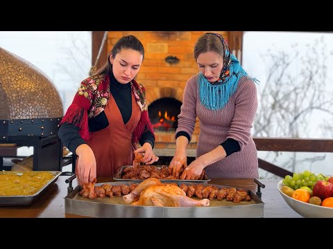 Cooking Chicken on a Frosty Winter Afternoon! Warm Up with Us