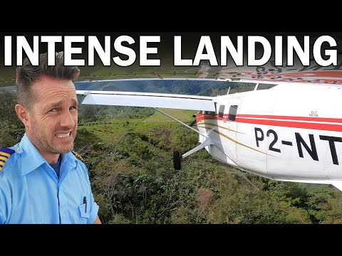 White-Knuckle 1st Landing on Cliffside Airstrip  [Extended Cut]