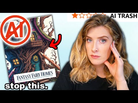 These FAKE AI Coloring Books Need To Stop.