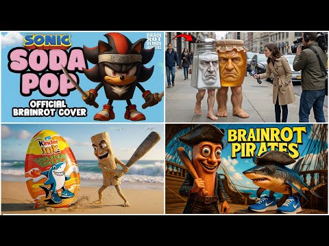 BRAINROT PIRATES vs SONIC SODA POP | Tiles Hop Battle