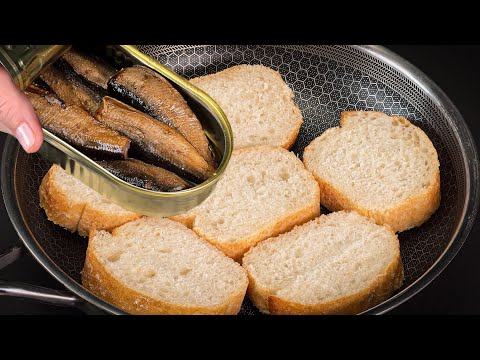 Sardines with Bread are Tastier Than Meat. My Grandma's Old Recipe is Genius!