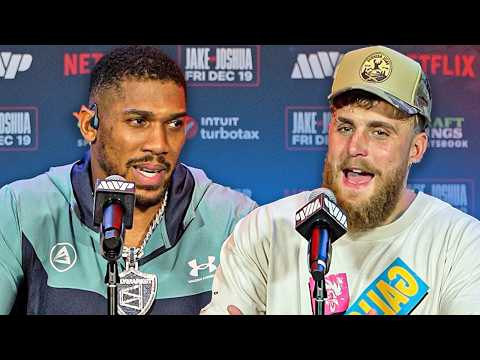 Anthony Joshua & Jake Paul start WAR OF WORDS days before fight!