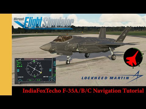 IndiaFoxTecho F-35A/B/C Navigation Demo | MSFS | FS2020 | Microsoft Flight Simulator