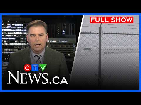 Plane stuck in snow at tarmac in Halifax I CTV News Atlantic at 11:30 for Feb. 12, 2026