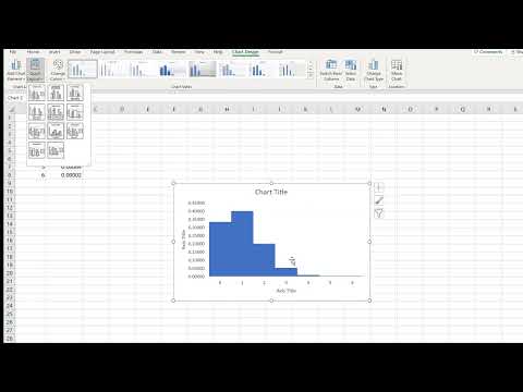 How to Create a Binomial Probability Distribution and Histogram in Excel 2016