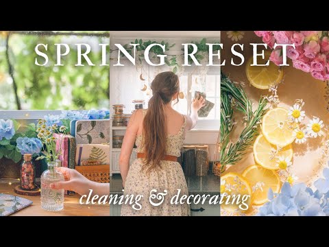 Spring Reset and Refresh πͺ΄ Cleaning & Decorating, Spring Simmer Pot, Lavender Matcha Latte