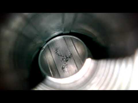 Бороскопирование ремингтон 700 с черным стволом после 18 лет использования на охотах.